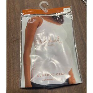 Isabel By Ingrid & Isabel Maternity Support Cami Seamless Belly  Size S/M White